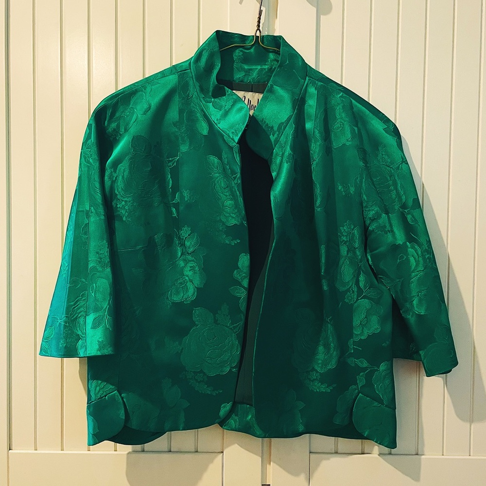 Vintage Cropped Green Jacket